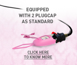 Equipped with 2 plugcap as standard