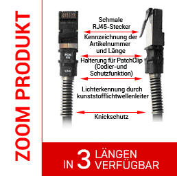 in 8 längen verfügbar DirectPatch